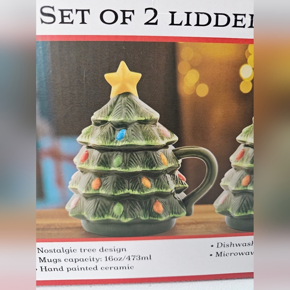 Mr. Christmas Lidded Tree Mug Set - Picture 5 of 10
